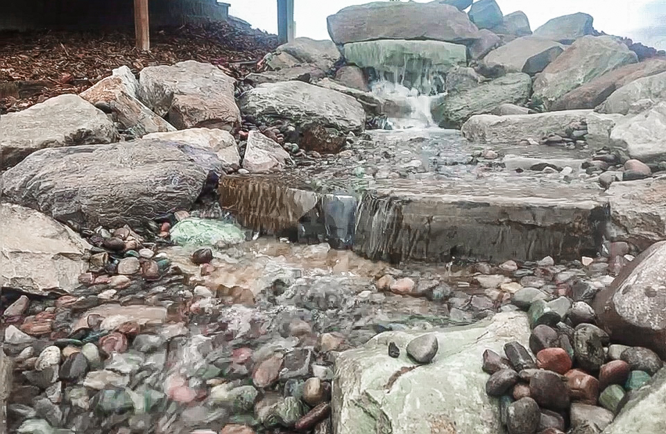 Backyard Water Stream